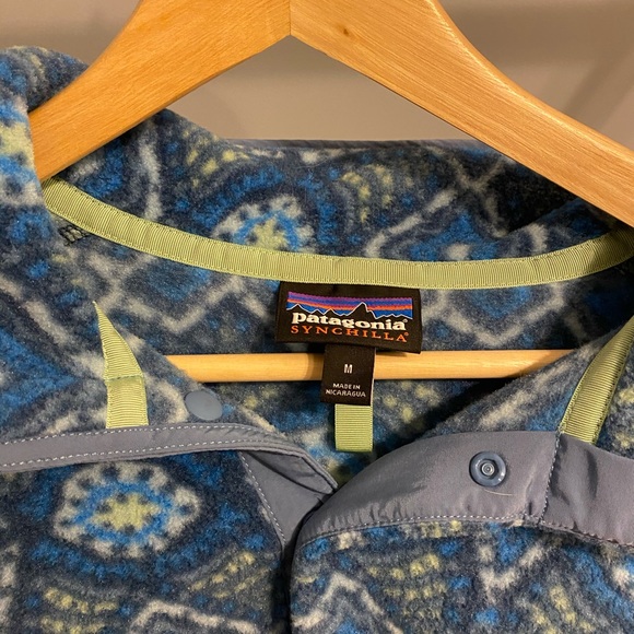 Patagonia synchilla honeycomb stone blue - Picture 4 of 7